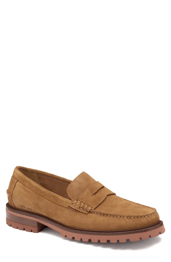 ジョンストンアンドマーフィー メンズ シューズ スリッポン・ローファー Johnston \u0026 Murphy Collier Penny Loafer Snuff Suede