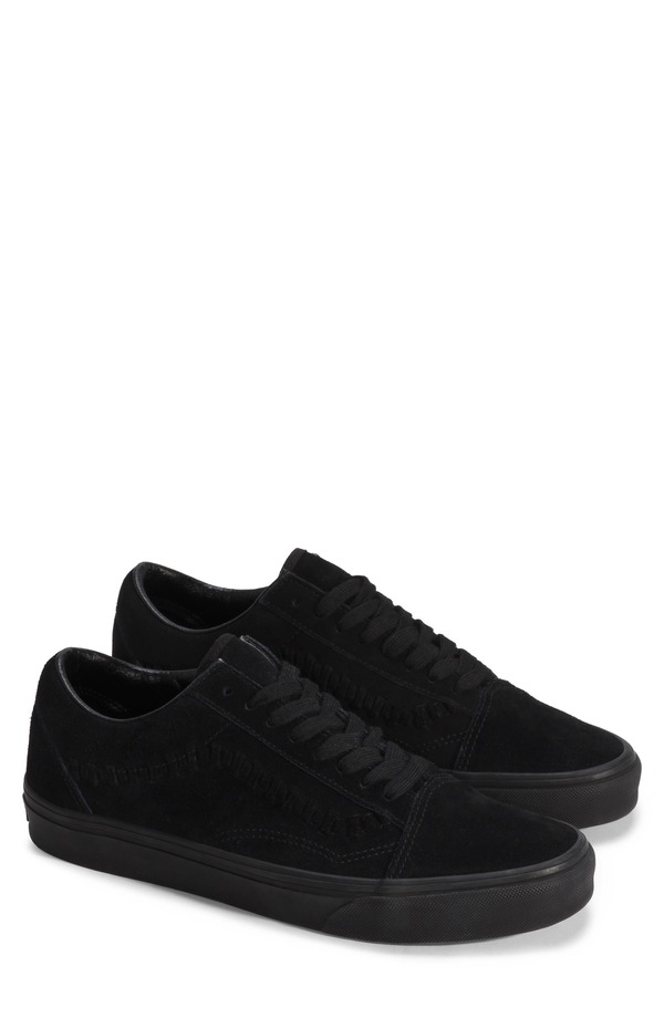 バンズ メンズ シューズ スニーカー Vans Old Skool Sneaker Crafted Stripe Black/Black 黒いこと