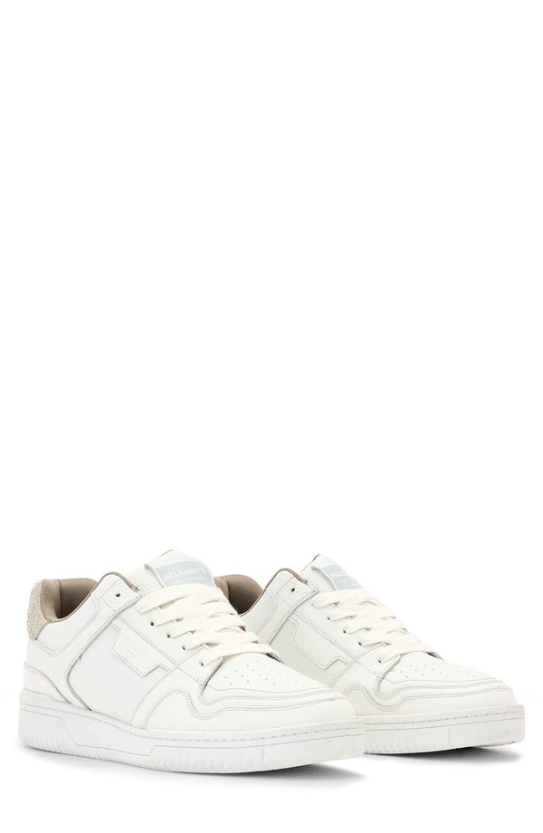 【送料無料】 オールセインツ メンズ スニーカー シューズ Regan Plus Low Top Sneaker White
