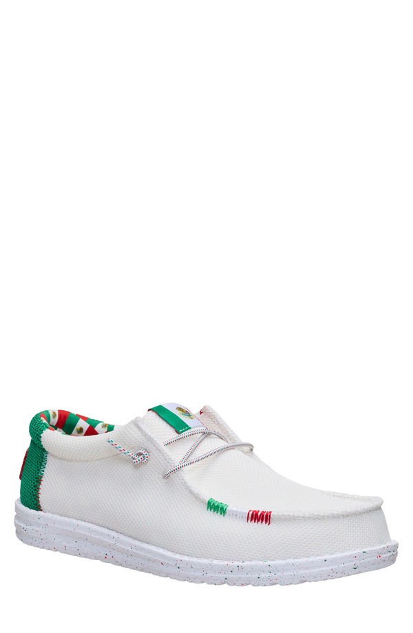ヘイデュード メンズ シューズ スリッポン・ローファー レース Hey Dude Wally Lace-Up Shoe White ホワイト|ReVida 店
