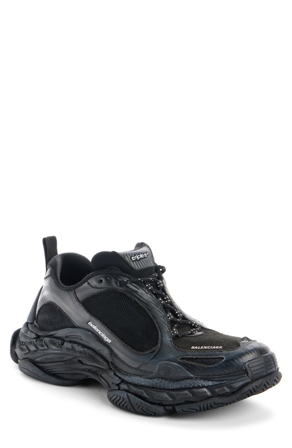 バレンシアガ メンズ シューズ スニーカー Balenciaga Triple S 2 Sneaker Black / Dark Grey 黒いこと
