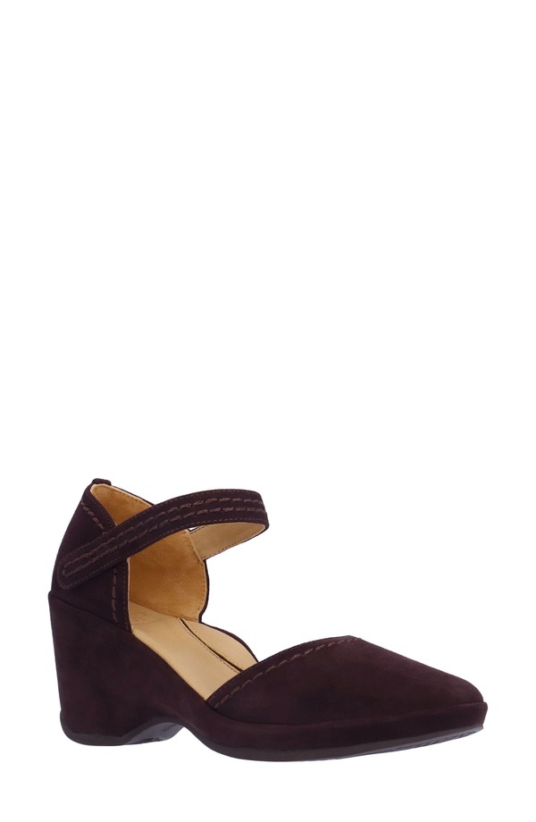 ラモールドピード レディース シューズ 踵 サンダル L\u0027Amour des Pieds Orva Wedge Sandal Chocolate 黒茶