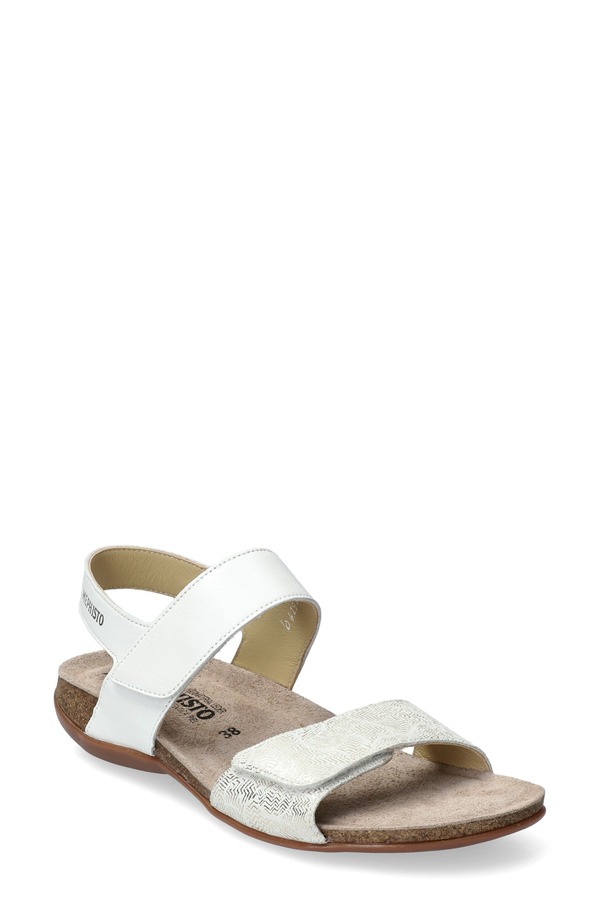 メフィスト レディース シューズ 踵 サンダル Mephisto Agave Sandal White Perlkid 白いこと