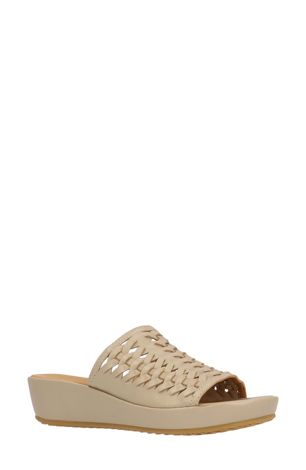 ラモールドピード レディース シューズ サンダル プラットフォーム L'Amour des Pieds Cyra Platform Wedge Slide Sandal Platino