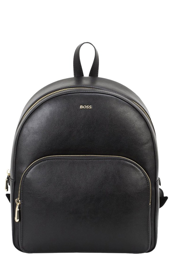 フューゴ メンズ バッグ バックパック・リュックサック レザー HUGO Numah Bonded Leather Backpack Black ブラック｜ReVida 店