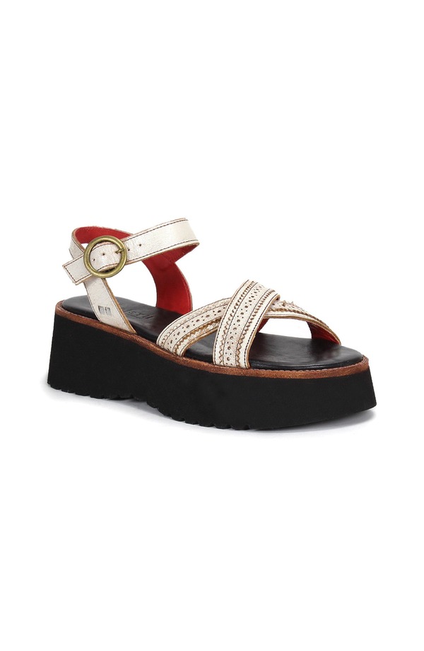 ベッドステュ レディース シューズ 踵 プラットホーム サンダル Bed Stu Lift Platform Sandal Nectar Lux