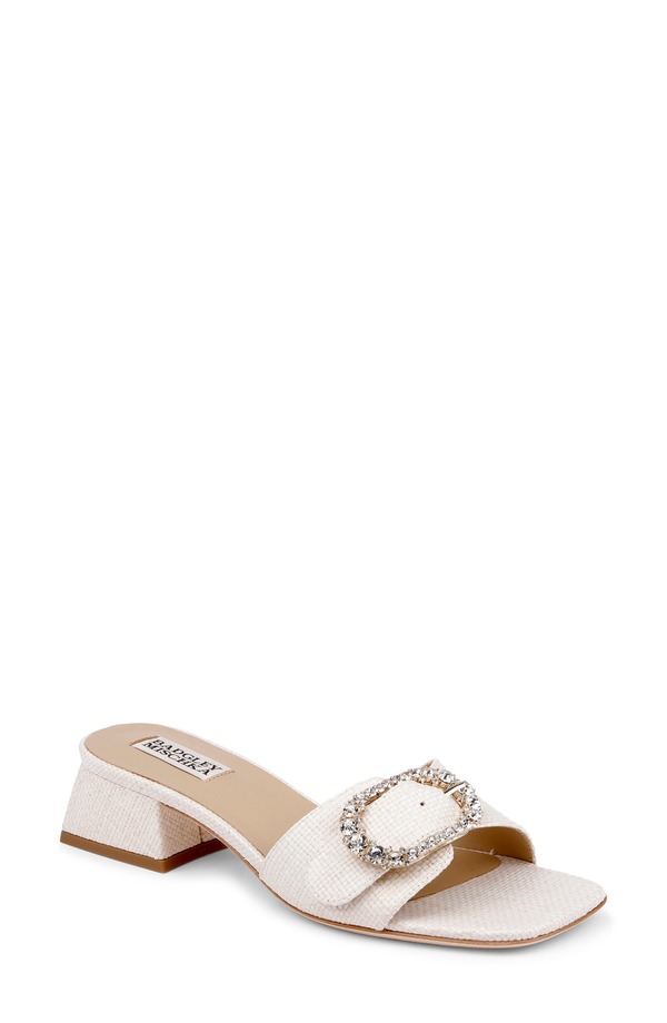バッジェリーミシュカ レディース シューズ ヒール サンダル BADGLEY MISCHKA Odalysandal Chalk チョーク
