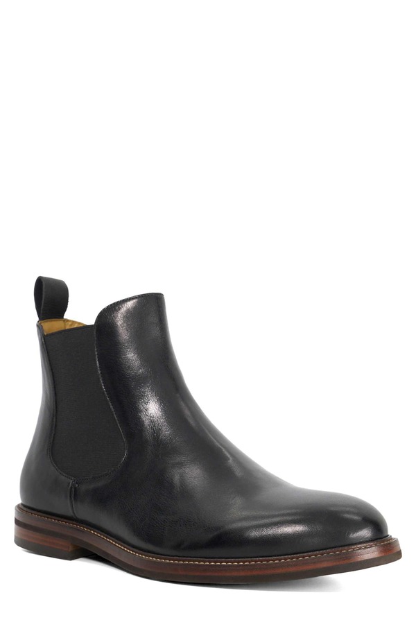 デューンロンドン メンズ シューズ ブーツ・レインブーツ チェルシーブーツ チェルシー Dune London Maisen Plain Toe Chelsea Boot Black ブラック|ReVida 店