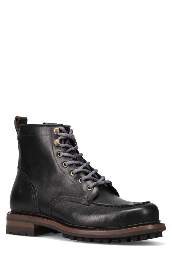 飛球 メンズ シューズ ブーツ・レインブーツ Frye Hudson Work Boot Black 黒いこと
