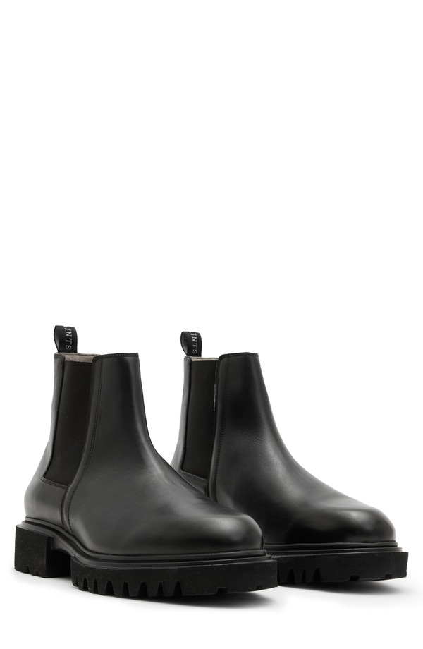 オールセインツ メンズ シューズ ブーツ・レインブーツ チェルシーブーツ チェルシー AllSaints Chelsea Boot Black 黒いこと