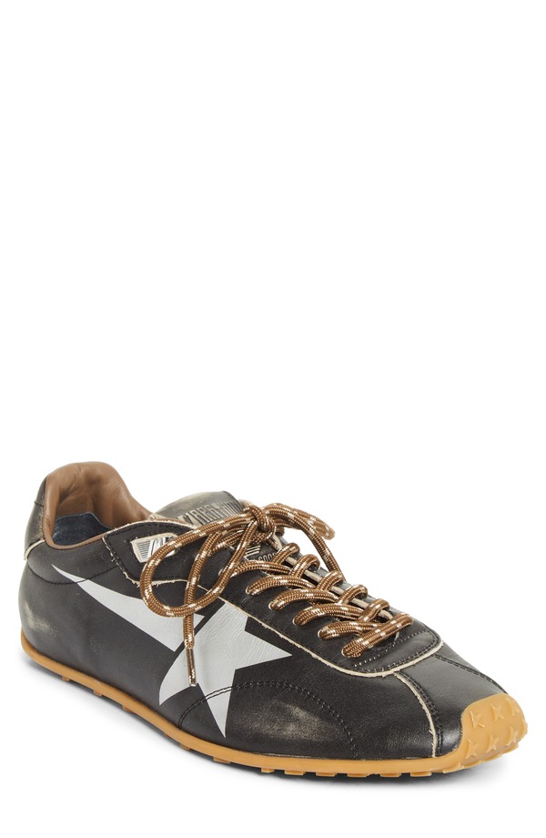 ゴールデングース メンズ シューズ スニーカー Golden Goose Marathon Speed Sneaker Black/ Silver 黒いこと