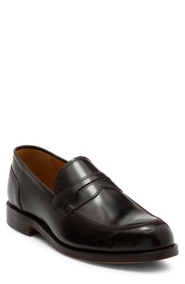 ウディアレン エドモンズ メンズ シューズ スリッポン・ローファー Allen Edmonds Miller Penny Loafer Dark Brown 赤銅色