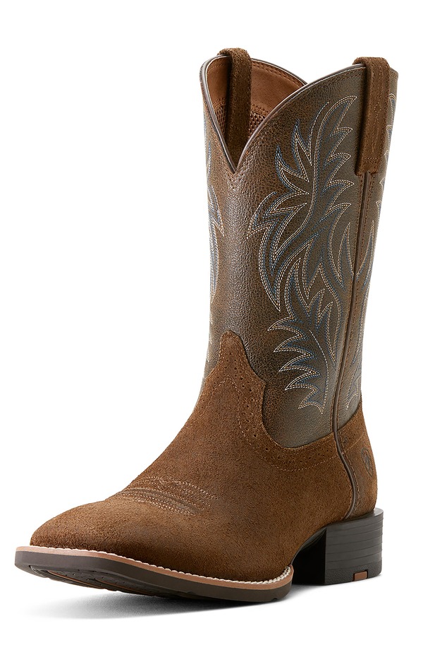 アリアト メンズ シューズ ブーツ・レインブーツ Ariat Sport Wide Square Toe Cowboy Boot Mesa Tan/ Vintage Bomber タン