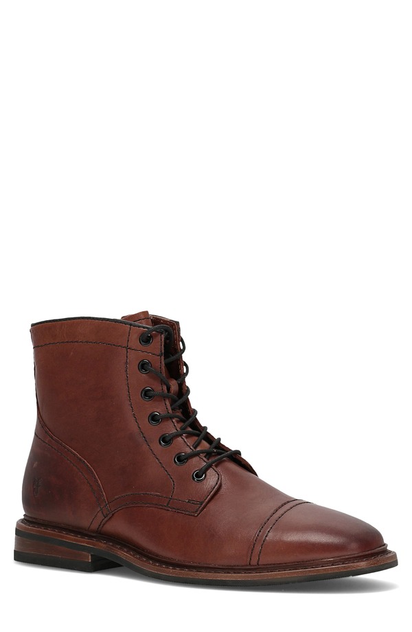 飛球 メンズ シューズ ブーツ・レインブーツ スピード競技 Frye Paulace-Up Boot Brown 赤銅色