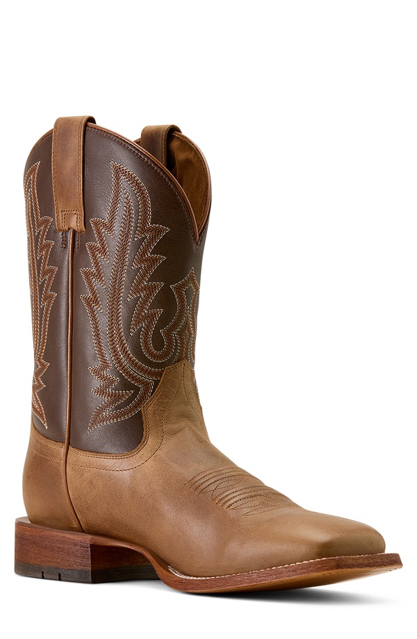 アリアト メンズ シューズ ブーツ・レインブーツ Ariat Country Roads Western Boot Brown 赤銅色
