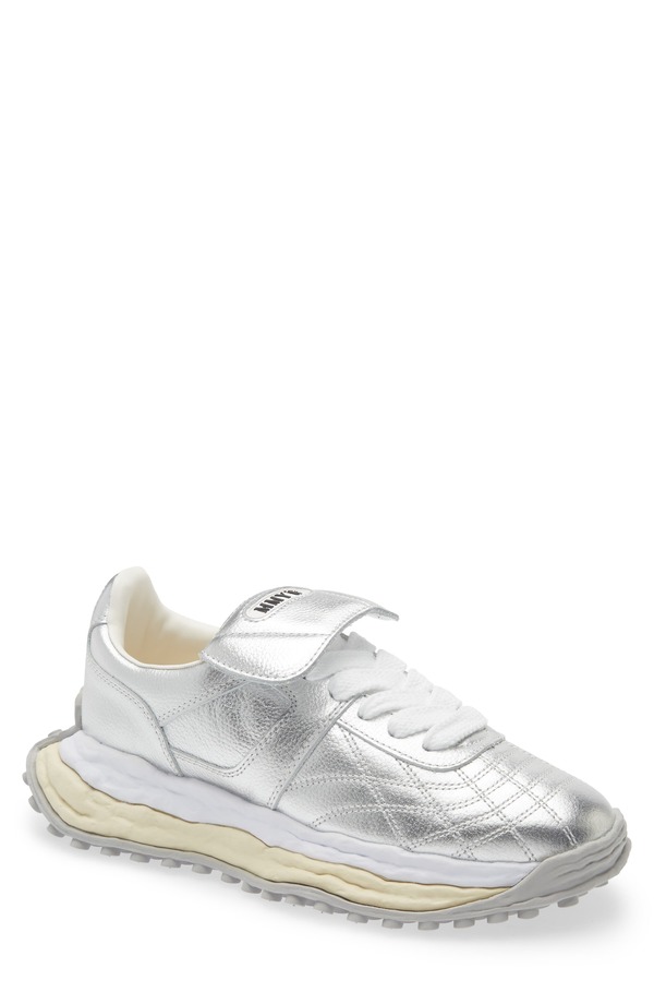 ミカラ ヤスヒロ メンズ シューズ スニーカー Maison MIHARA YASUHIRO Scott OG Lug Sole Low Top Sneaker Silver しろがね色