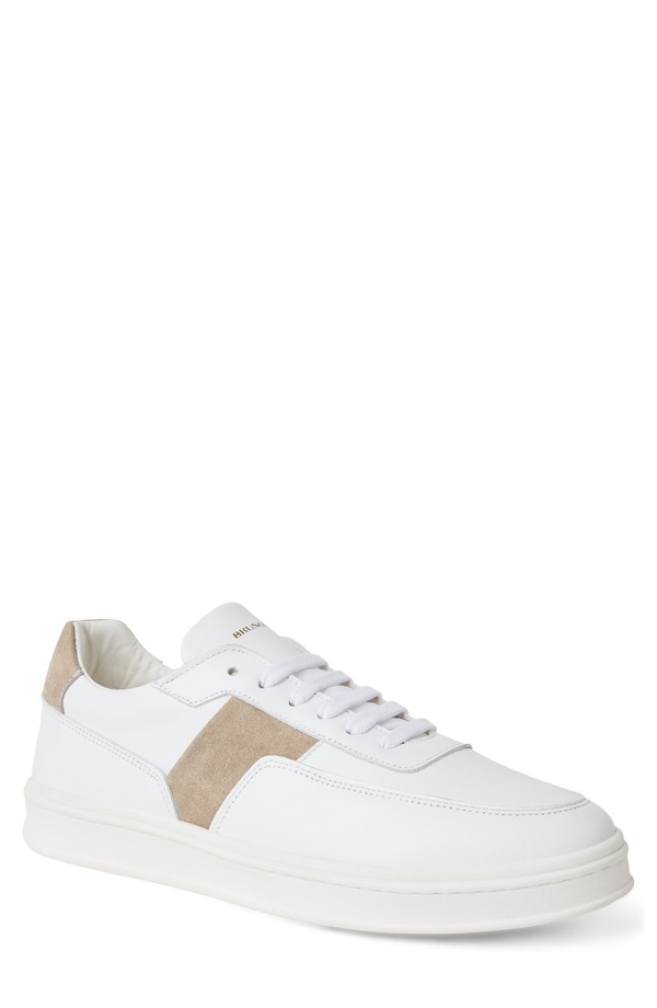 ブルーノマグリ メンズ シューズ スニーカー Bruno Magli Ponza Sneaker White/ Beige Suede 白いこと