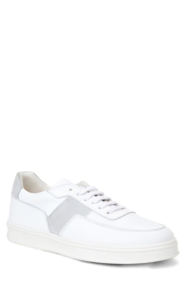 ブルーノマグリ メンズ シューズ スニーカー Bruno Magli Ponza Sneaker White/ Ice Suede 白いこと