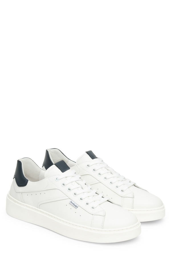 ネーロ ジャルディーニ メンズ シューズ スニーカー NeroGiardini Low Top Sneaker White 白いこと
