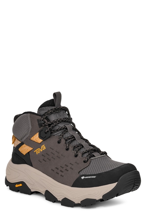 テバ メンズ シューズ ブーツ・レインブーツ Teva Grandview Max Gore-Tex Waterproof Hiking Boot Charcoal / Black 黒いこと