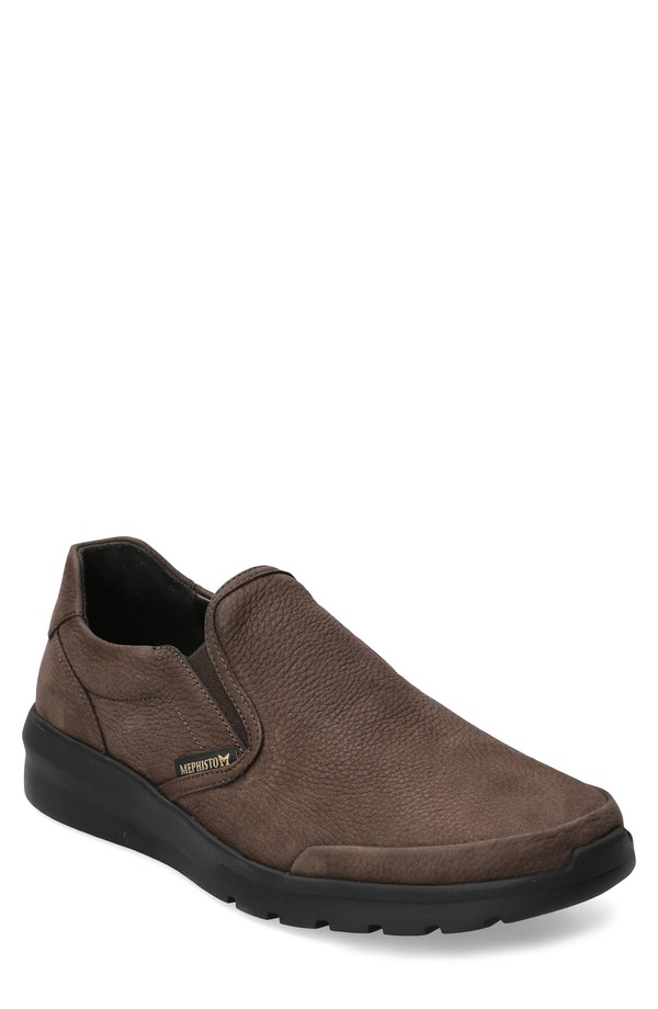メフィスト メンズ シューズ スニーカー Mephisto Will Sneaker Dark Brown Buck 赤銅色