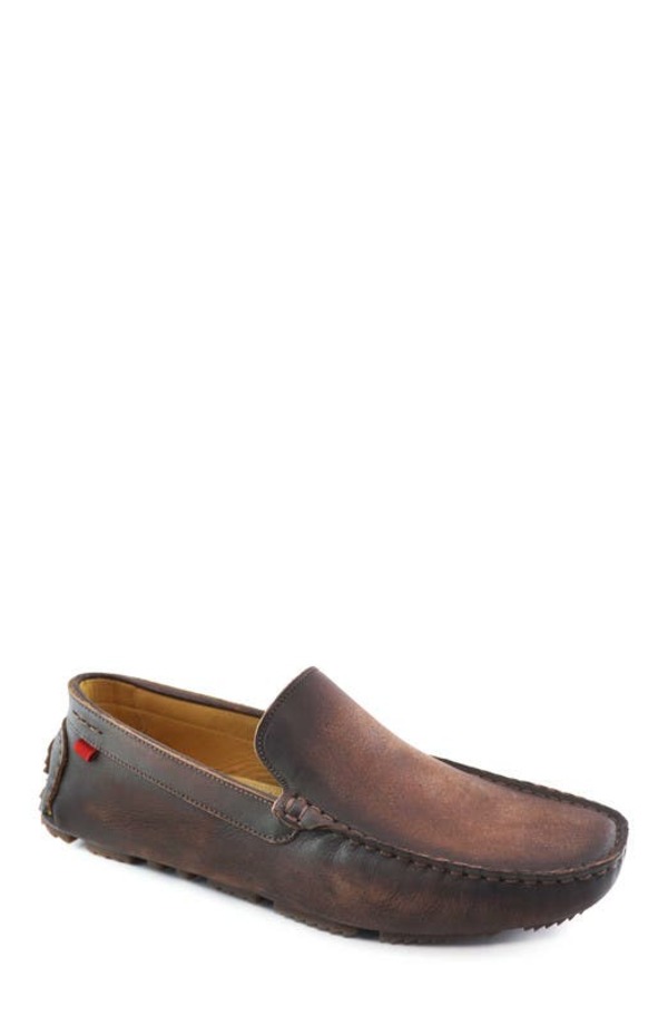 マークジョセフニューヨーク メンズ シューズ スリッポン・ローファー なめし革 Marc Joseph New York Ovington Ct Leather Venetian Driver Loafer Whiskey Burnished Napa