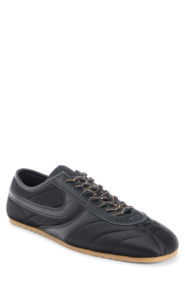 ドリス・ヴァン・ノッテン メンズ シューズ スニーカー キルティング Dries Vanoten Quilted Low Top Sneaker Black 900 黒いこと