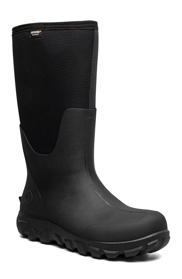 ボグス メンズ シューズ ブーツ・レインブーツ トール Bogs Classic Seamless Tall Waterproof Boot Black ブラック｜ReVida 店