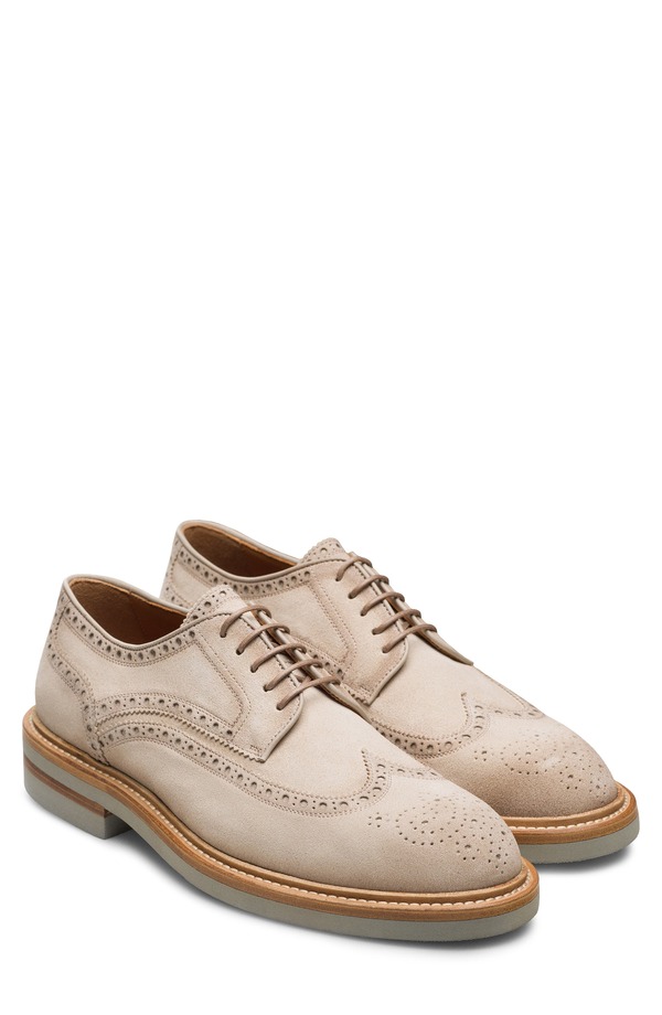マグナーニ メンズ シューズ ウィングチップ スポーツシャツ 力くらべ Magnanni Apolo Wingtip Derby Taupe Suede トープ