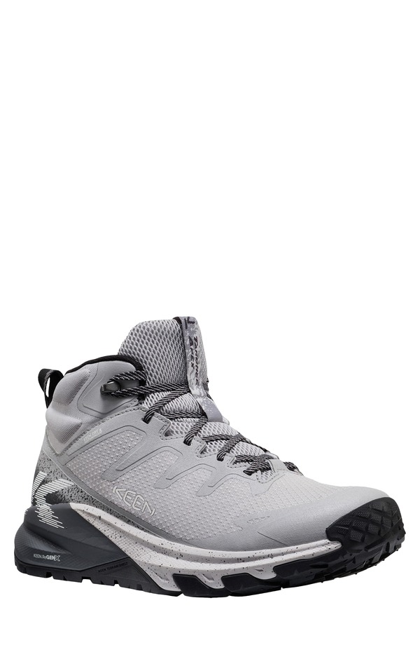 キーン メンズ シューズ ブーツ・レインブーツ KEEN Targhee Apex Mid Waterproof Hiking Boot Alloy/ Black 黒いこと