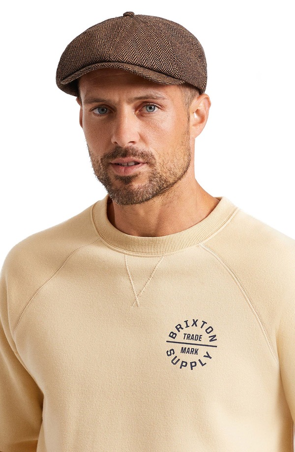 ブリクストン メンズ アクセサリー 帽子 キャップ Brixton Broodriving Cap Brown/Khaki カーキ|ReVida 店