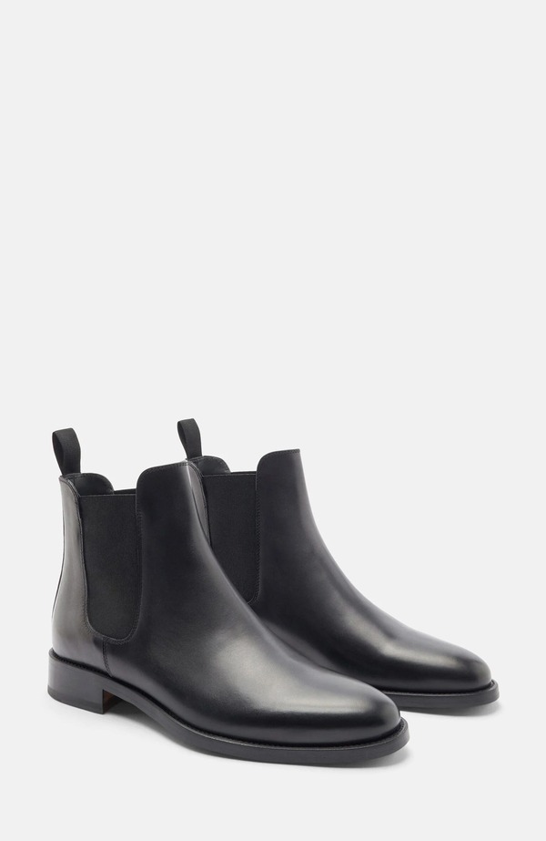 スカロッソ メンズ シューズ ブーツ・レインブーツ チェルシーブーツ チェルシー SCAROSSO Enzo Chelsea Boots Black Calf 黒いこと