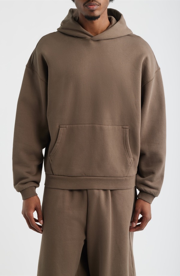エルウッド メンズ アウター パーカー・スウェット Elwood Core Hoodie Vintage Brown 赤銅色