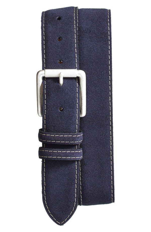 トリノ メンズ 付属品 胴締め スエードクロス Torino Suede Belt Navy 米国海軍