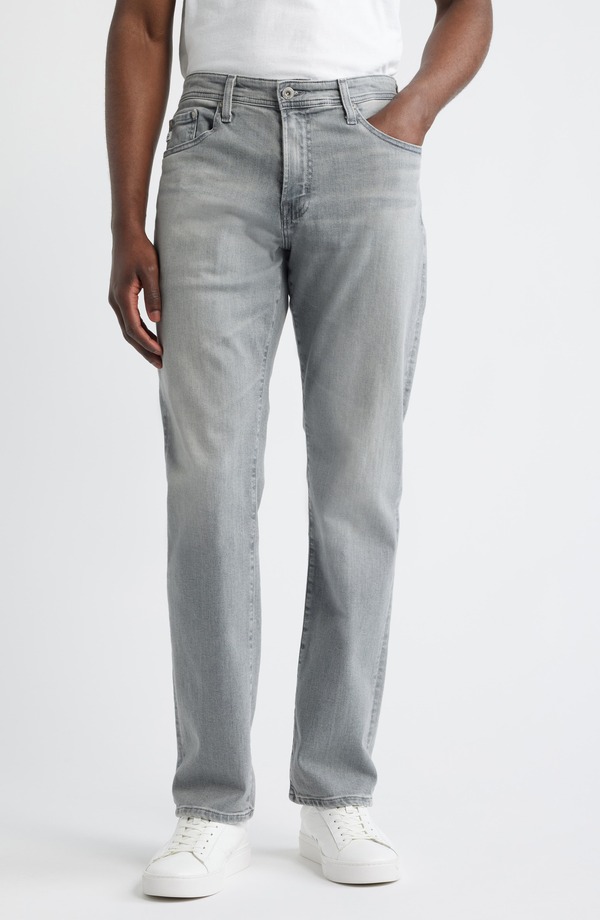 エージー メンズ ボトムス ジーンズズボン下 引っ切り無い デニム AG Everett Slim Straight Leg Jeans Half Dome