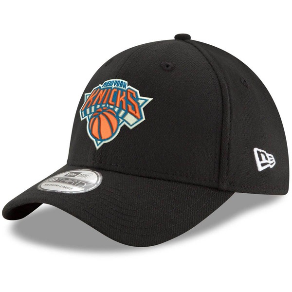 ニューエラ メンズ アクセサリー 帽子 Men's New Era Black New Yorknicks Official Team Color 39THIRTY Flex Hat Black ブラック｜ReVida 店 9,975円