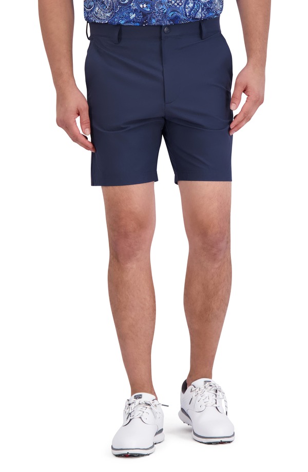 ロバートグラハム メンズ ボトムス 二分の一ズボン下・さる股引き 遊撃手ズボン下 Robert Graham Aster Performance Golf Shorts Navy 米国海軍