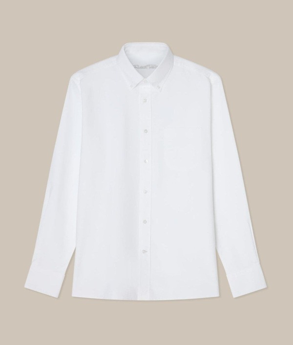 ロバート タルボット メンズ トップス シャツ ボタンダウン オックスフォード ダウン Robertalbott Harrison Button Down Oxford Shirt White ホワイト｜ReVida 店 48,480円