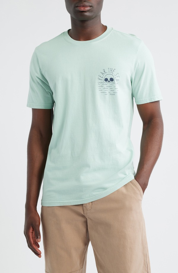 ローアク メンズ トップス Tシャツ グラフィック Roark Fear the Sea Graphic T-Shirt Harbor