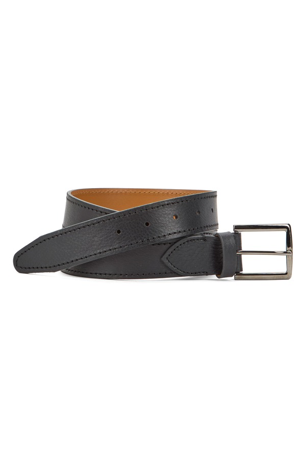 ジョンストンアンドマーフィー メンズ 付属品 胴締め なめし革 Johnston \u0026 Murphy Harrison Soft Leather Belt Black 黒いこと