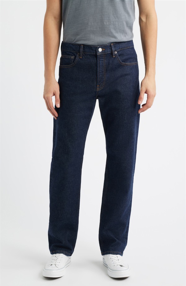 ひな形 メンズ ボトムス ジーンズズボン下 引っ切り無い デニム FRAME The Straight Leg Jeans Eternity