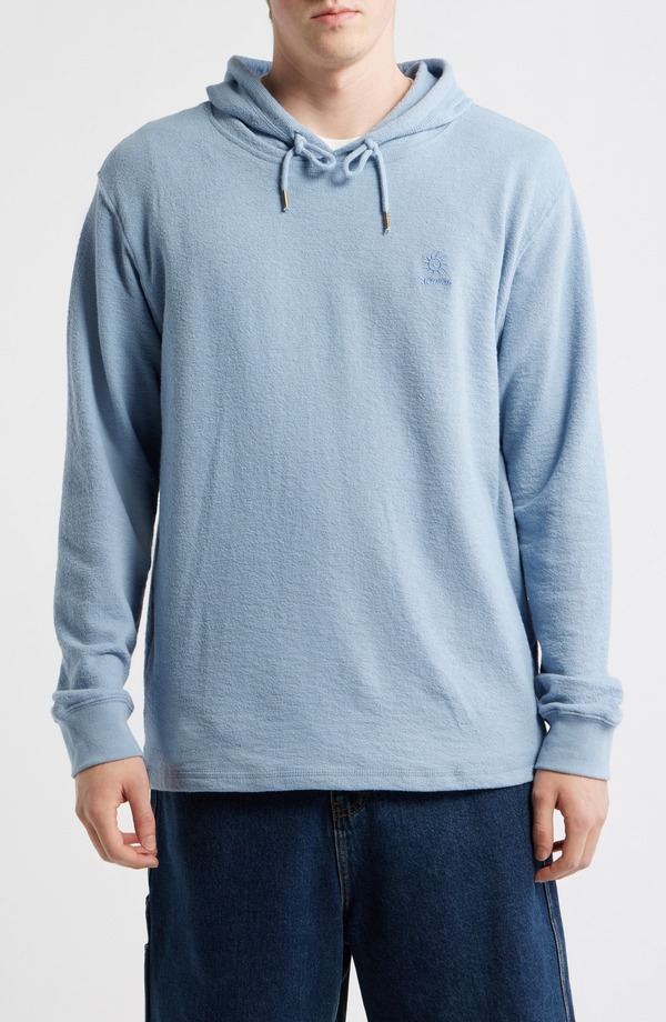 リップカール メンズ アウター パーカー・スウェット Rip Curl Pacific Rinse Hoodie Fadedenim デニム|ReVida 店