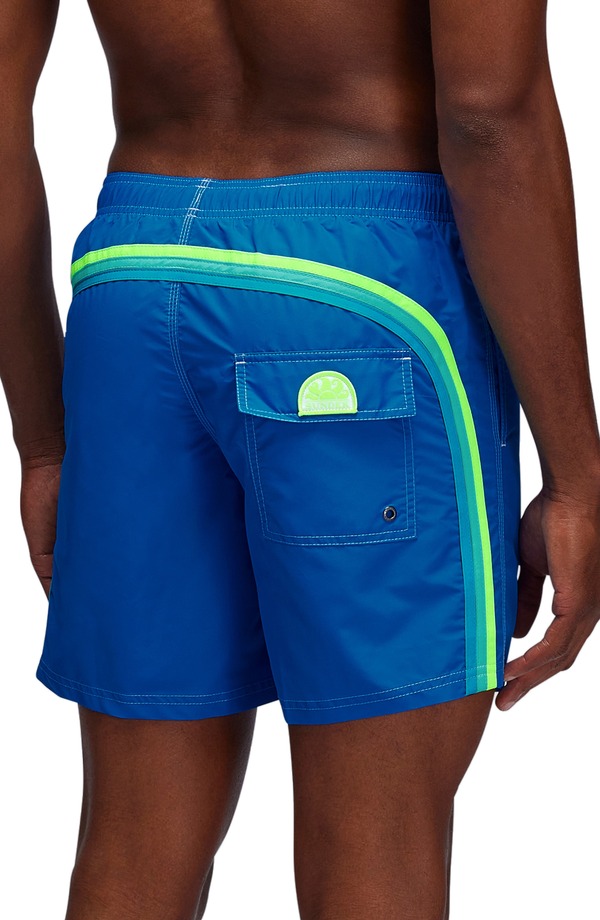 サンデッキ メンズ 海水着 二分の一ズボン下・さる股引き Sundek Classic Swim Trunks Over Sky