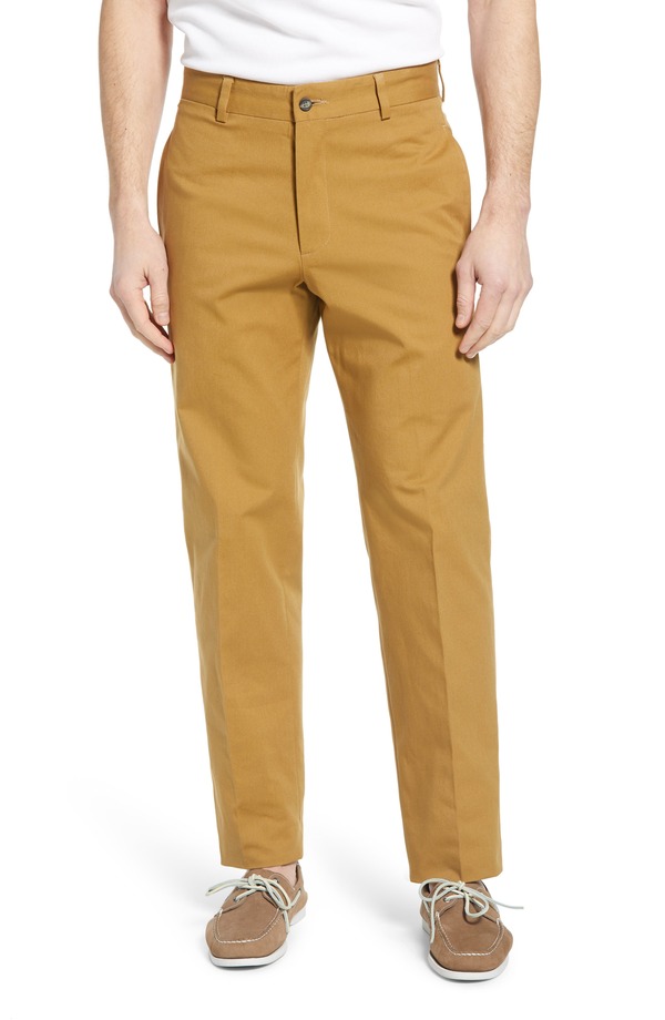 ベール メンズ ボトムス カジュアルパンツ Berle Charleston Khakis Flat Front Stretch Canvas Pants British Tan タン