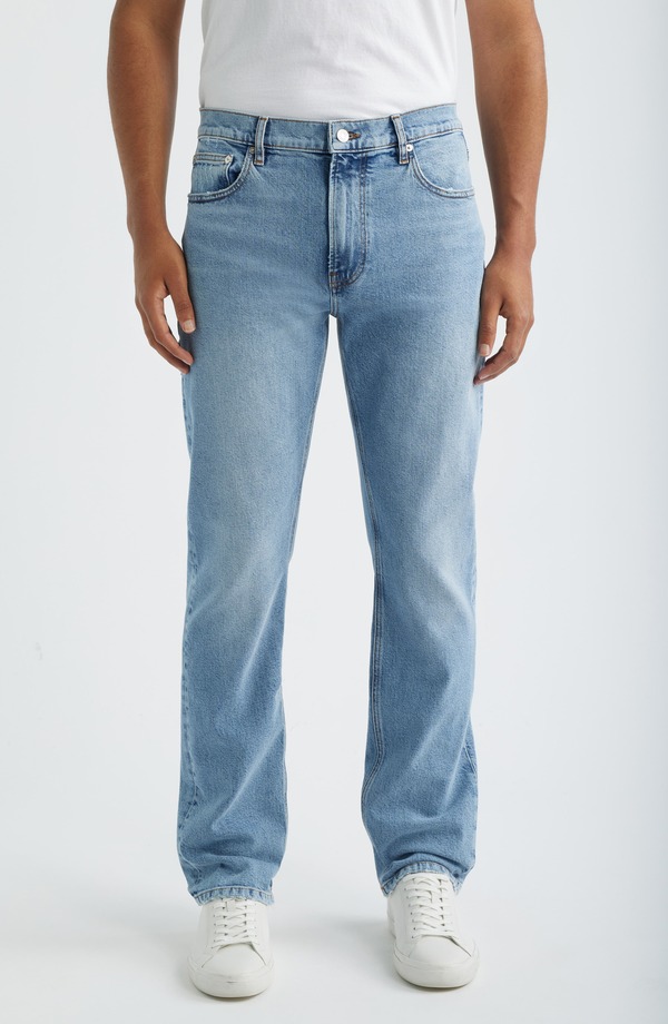 フレーム メンズ ボトムス デニムパンツ ストレート ジーンズ FRAME Modern Straight Leg Jeans Layover|ReVida 店
