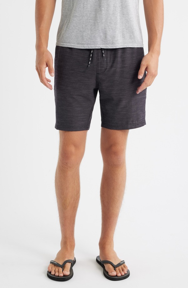 下唇長い巻き毛 メンズ ボトムス 二分の一ズボン下・さる股引き 遊撃手ズボン下 Rip Curl Boardwalk Jackson V Drawstring Shorts Black 黒いこと