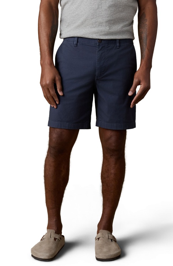 ファレティ メンズ ボトムス 二分の一ズボン下・さる股引き 遊撃手ズボン下 Faherty Essential 8-Inchino Shorts Blue Nights 青み