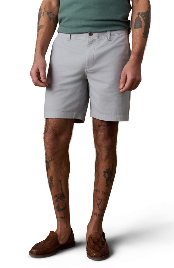 ファレティ メンズ ボトムス 二分の一ズボン下・さる股引き 遊撃手ズボン下 Faherty Essential 8-Inchino Shorts Rocky Grey 薄墨色