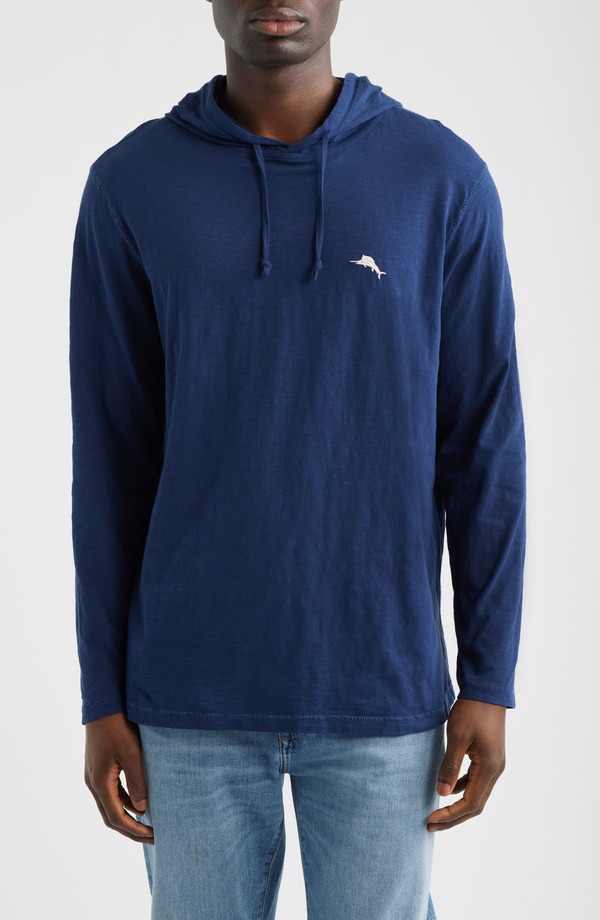 トッミーバハマ メンズ アウター パーカー・スウェット Tommy Bahama Shady Haven Lux Hoodie Island Navy 米国海軍