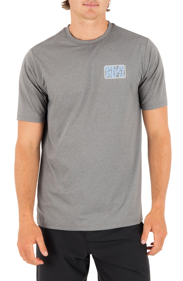 ハーレー メンズ トップス Tシャツ グラフィック Hurley Hybrid Graphic T-Shirt Ion Grey Heater グレー